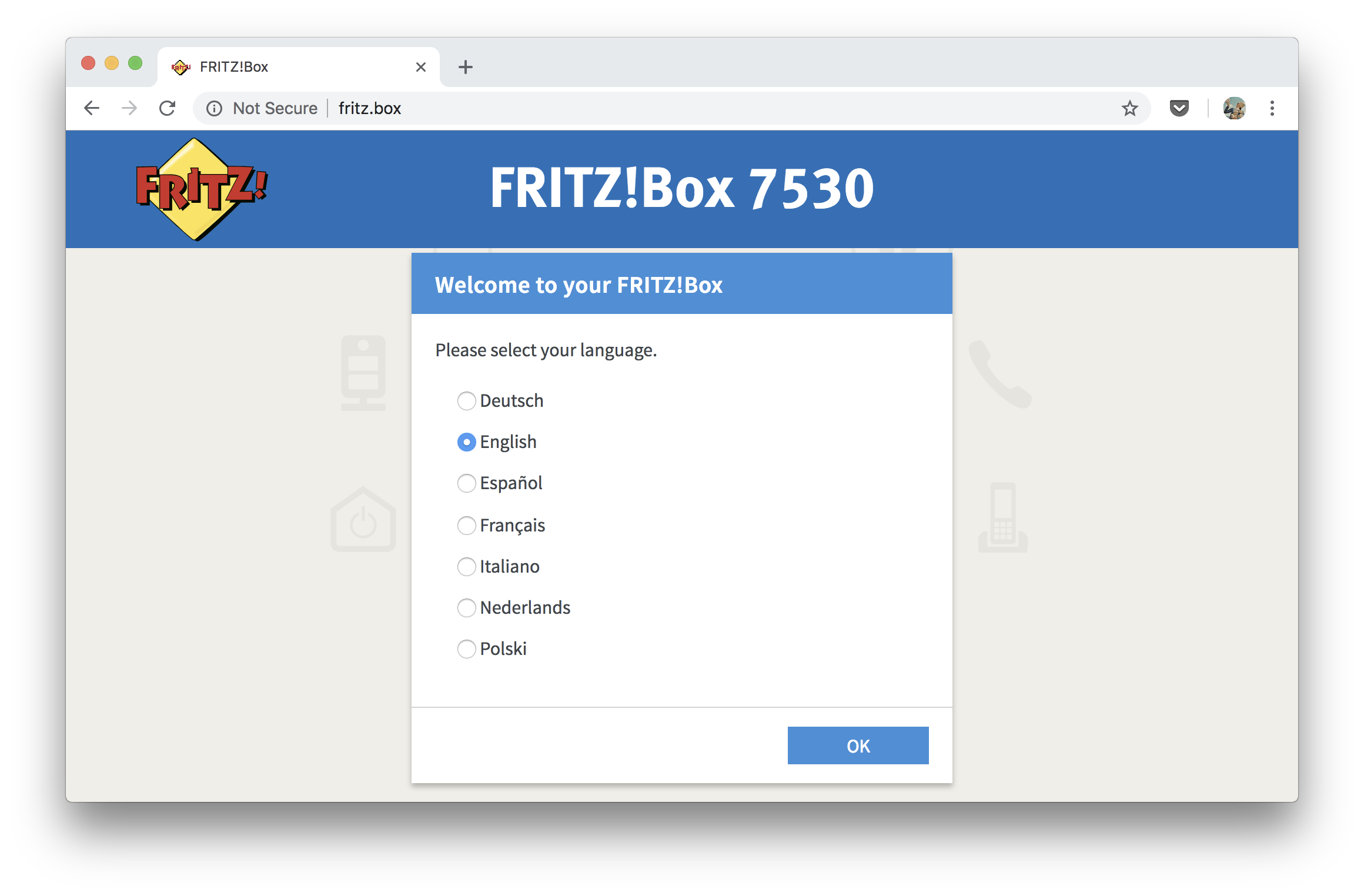 How do I install and configure my FRITZ!Box 7530 for use with a fiber connection